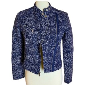 GAP asymmetrical moto jacket. Large Haul #1